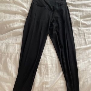 Aerie Crisscross Black Leggings Size XS